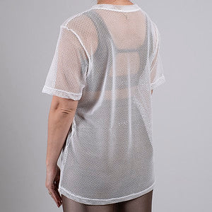 Blusa de tela branca