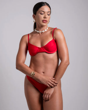 Top aro vermelho
