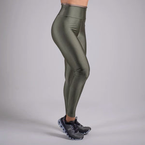 Legging croco com castanho