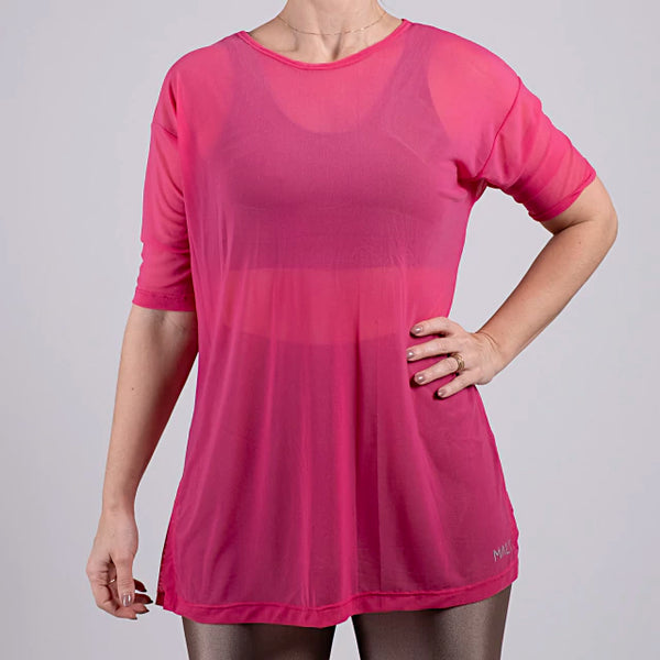 Blusão de tule pink classic