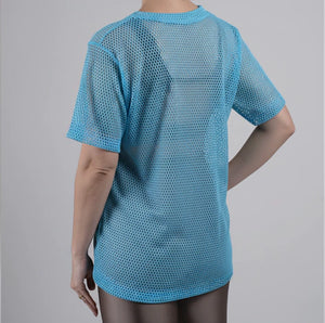 Blusa de tela tiffany